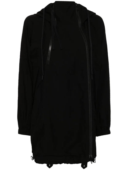 Asymmetric Hooded Jacket
