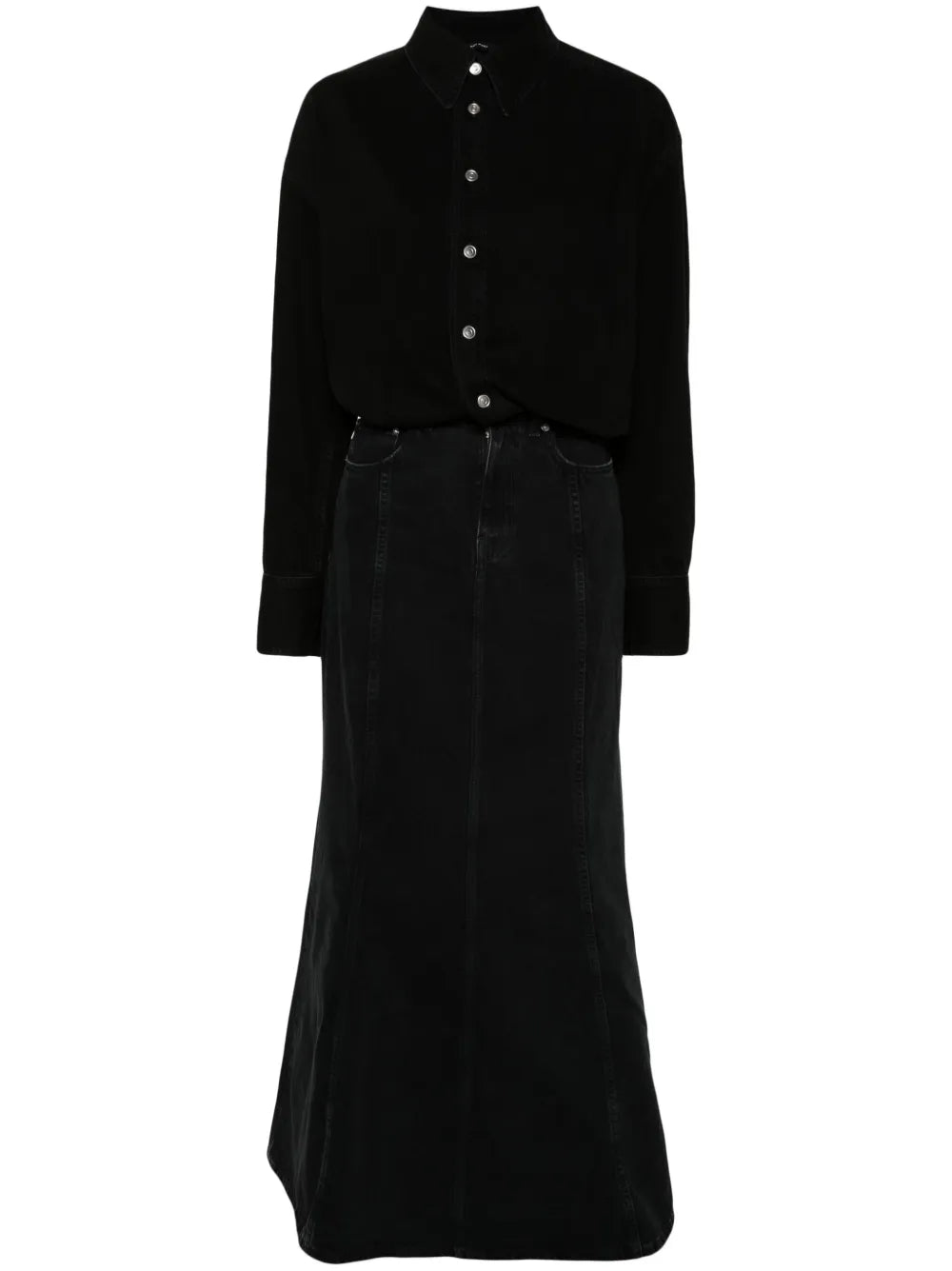 Jos Denim Maxi Dress