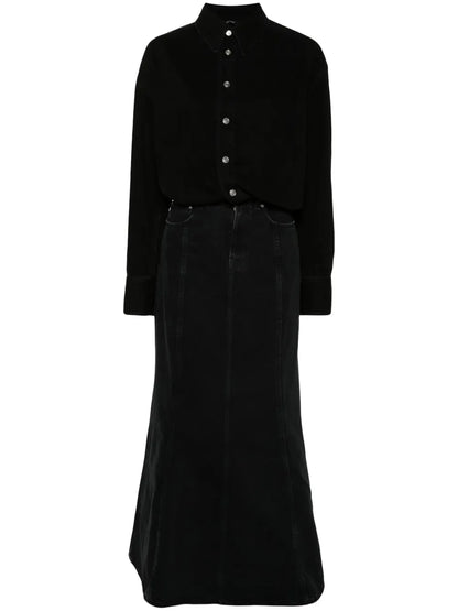 Jos Denim Maxi Dress