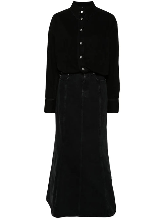 Jos Denim Maxi Dress