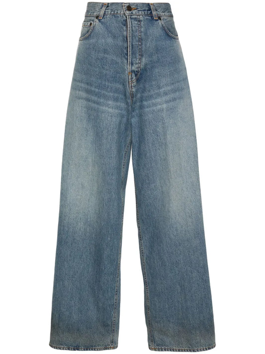 Bethany Mid-Rise Wide-Leg Jeans