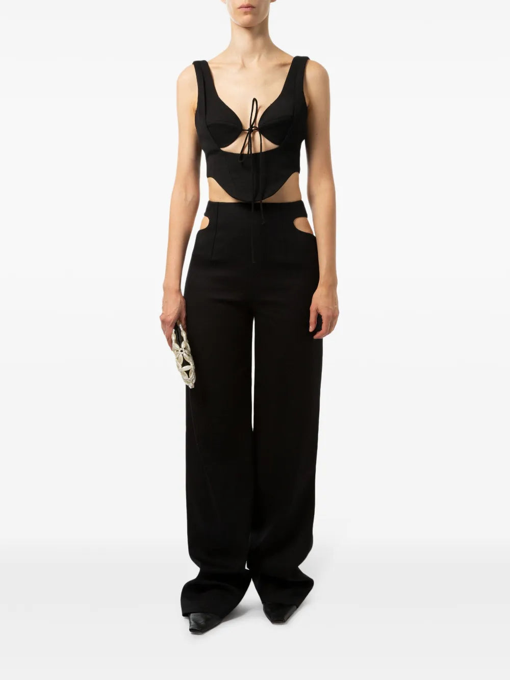 Cut-Out Corset Top