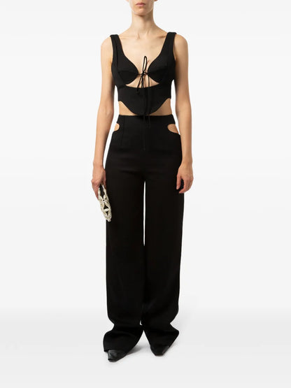 Cut-Out Corset Top