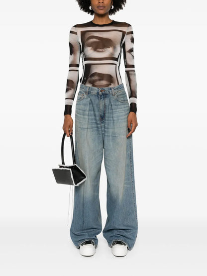 Candy High-Rise Wide-Leg Jeans