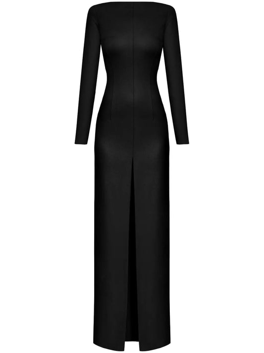 Cut-Out Open-Back Maxi Dress