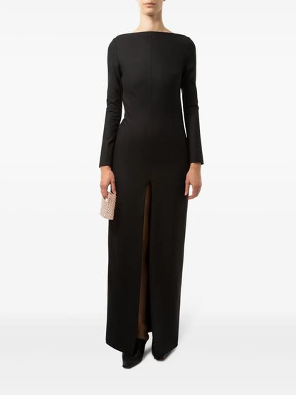 Cut-Out Open-Back Maxi Dress