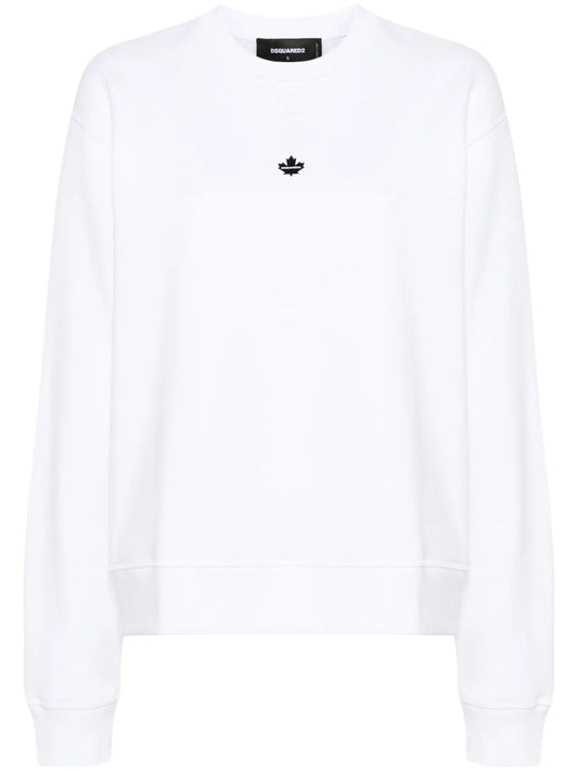 Appliqué-Logo Cotton Sweatshirt