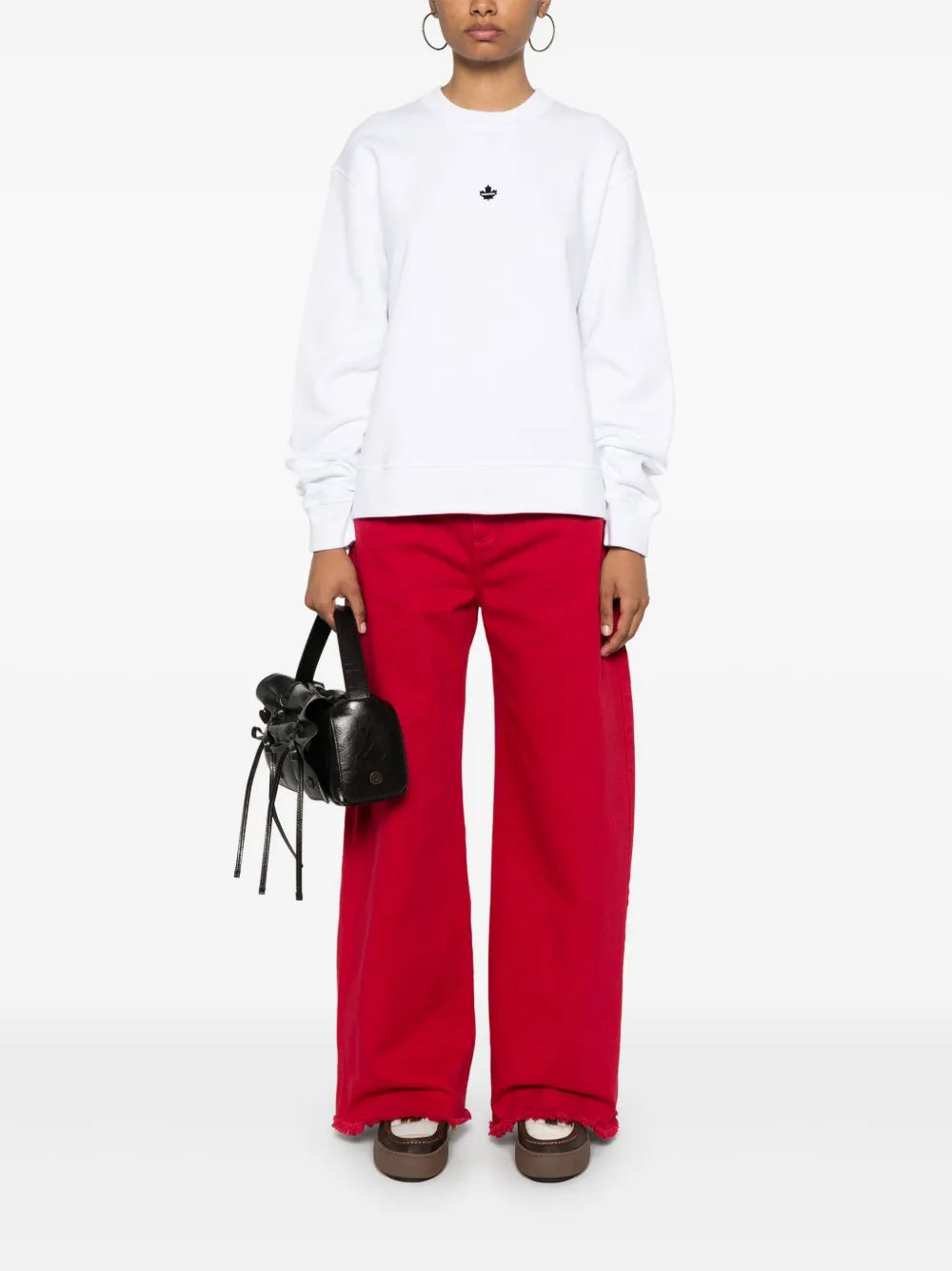 Appliqué-Logo Cotton Sweatshirt