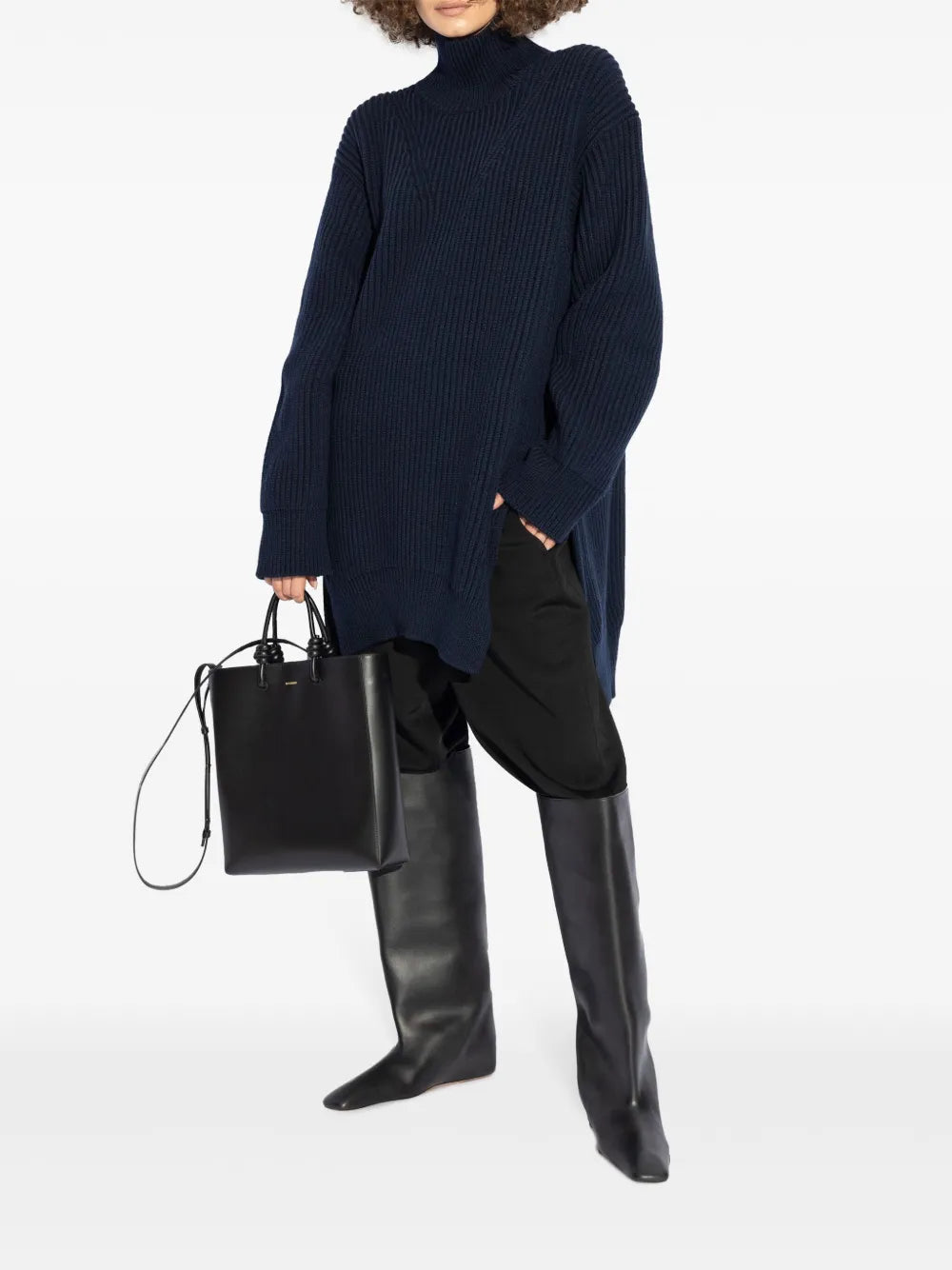 Chunky-Ribbed Wool Jumper