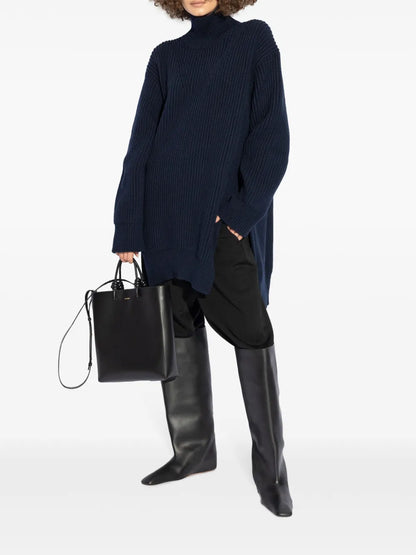 Chunky-Ribbed Wool Jumper