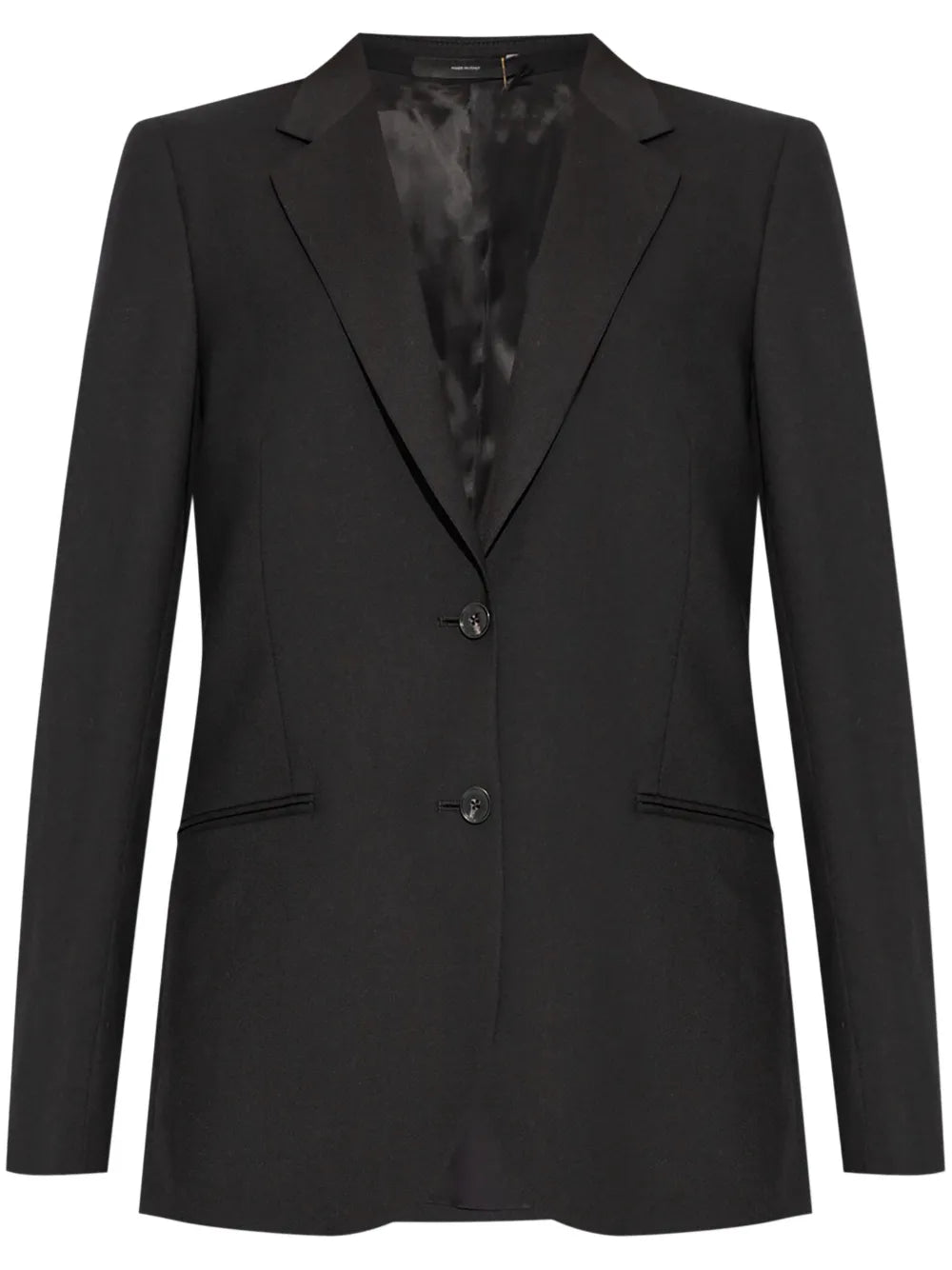 Notched-Lapels Wool Blazer