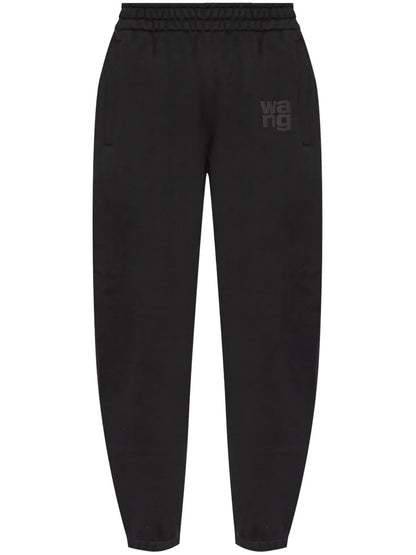 Puff-Logo Cotton Track Pants