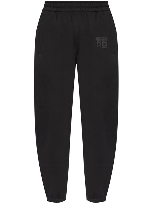 Puff-Logo Cotton Track Pants