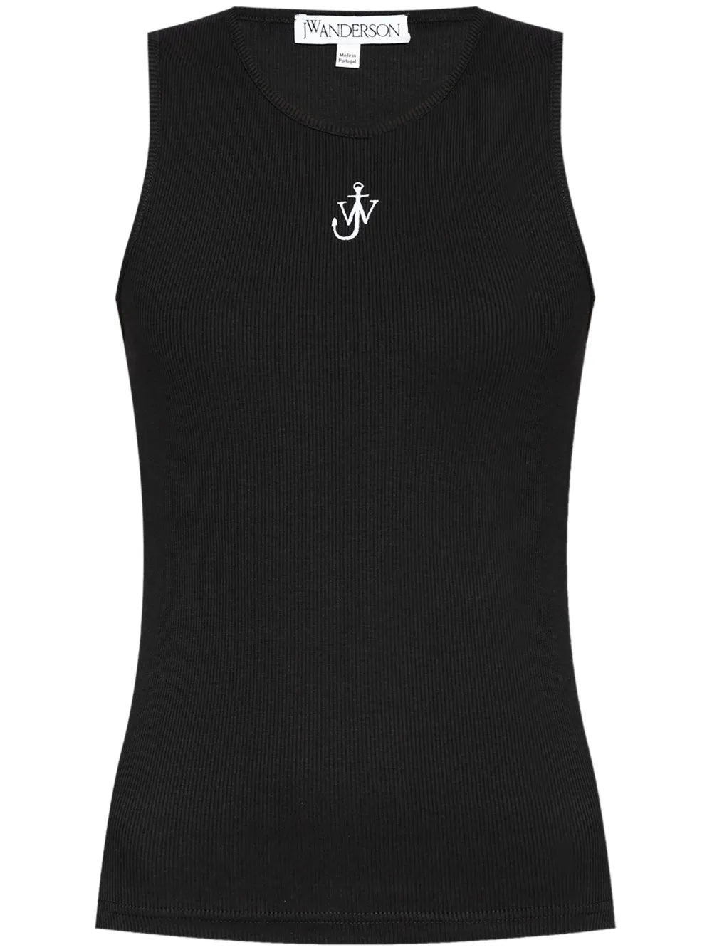 Anchor-Logo Ribbed Tank Top
