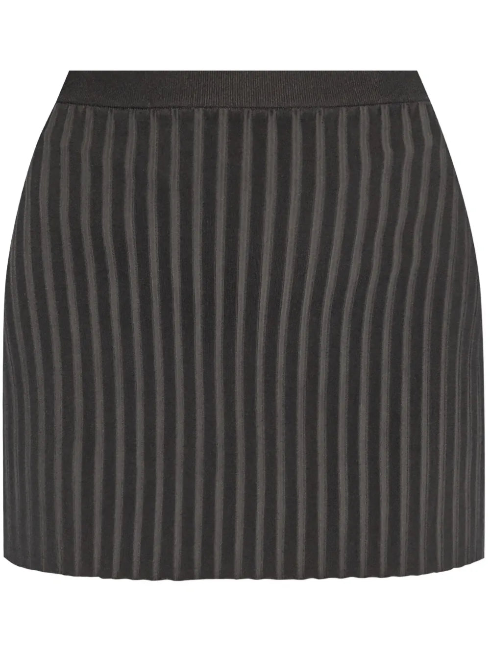 Ribbed-Knit Mini-Skirt