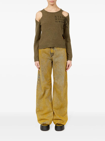 Number-Print Cut-Out Jumper