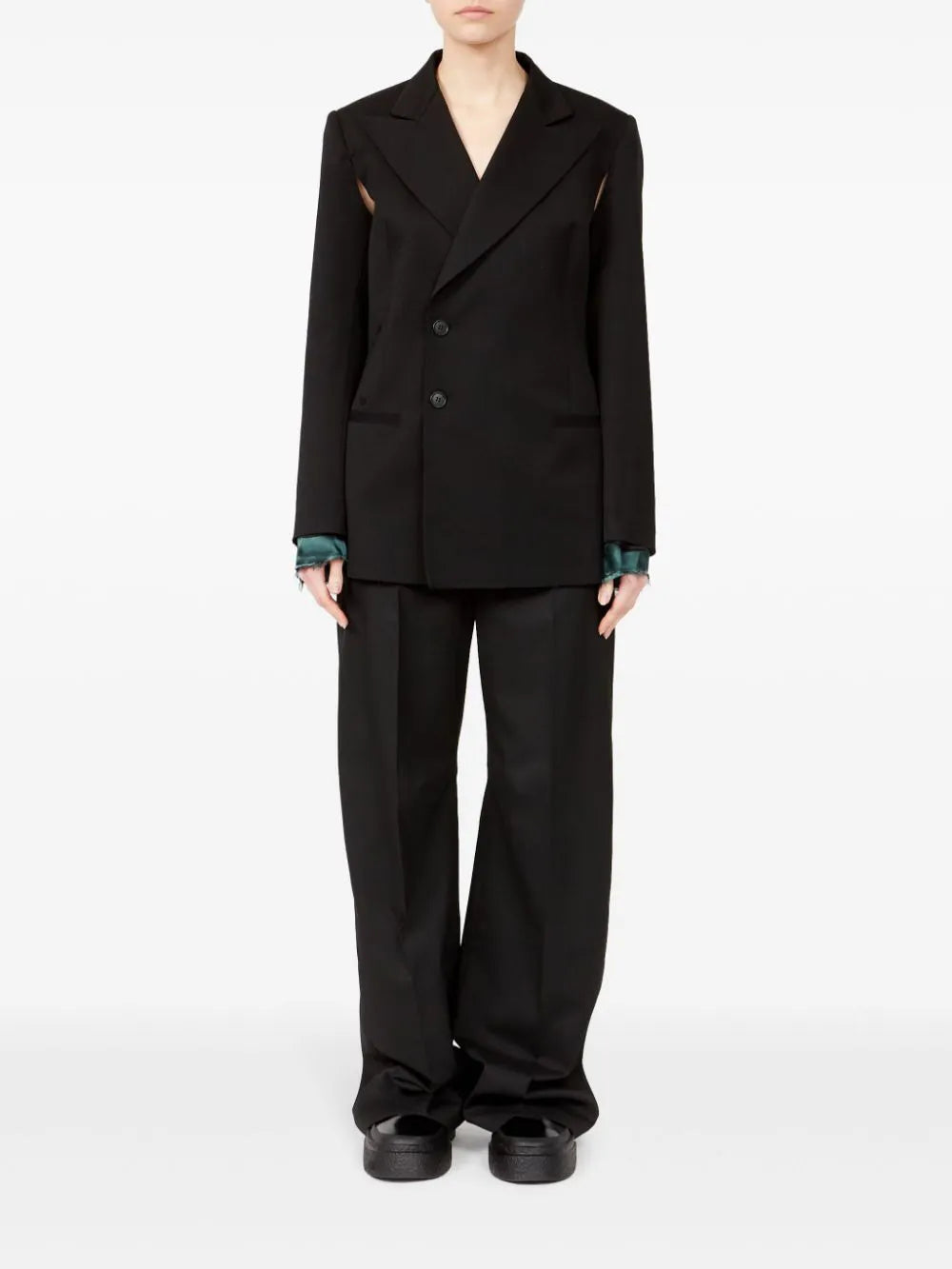 Logo-Patch Twill Blazer