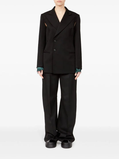 Logo-Patch Twill Blazer