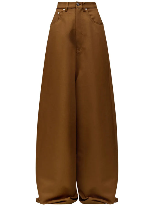 Single-Stitch Wide-Leg Jeans
