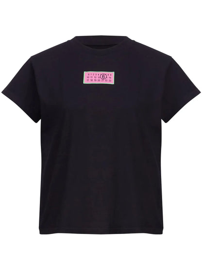 Logo-Patch Cotton T-Shirt