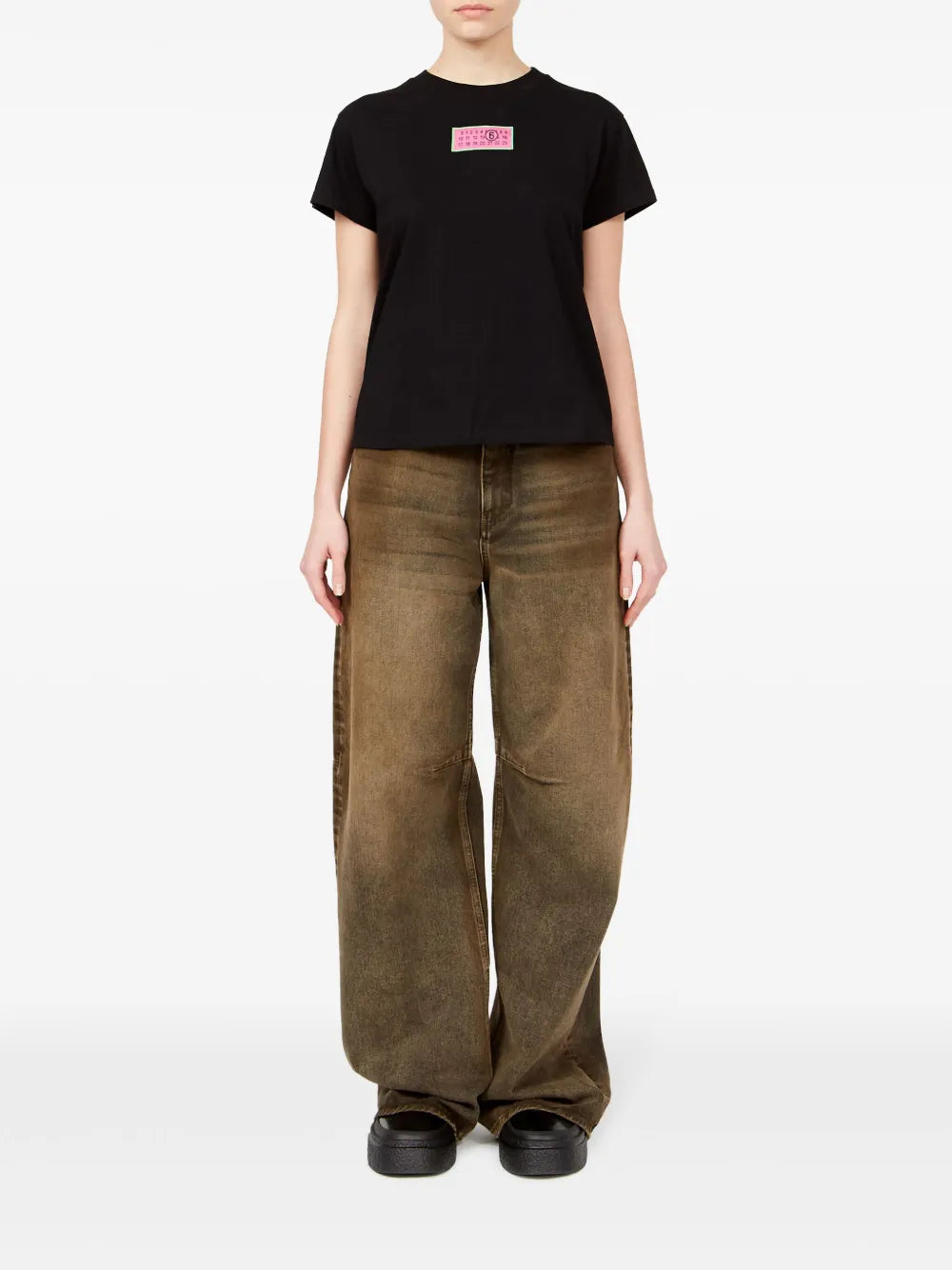 Logo-Patch Cotton T-Shirt