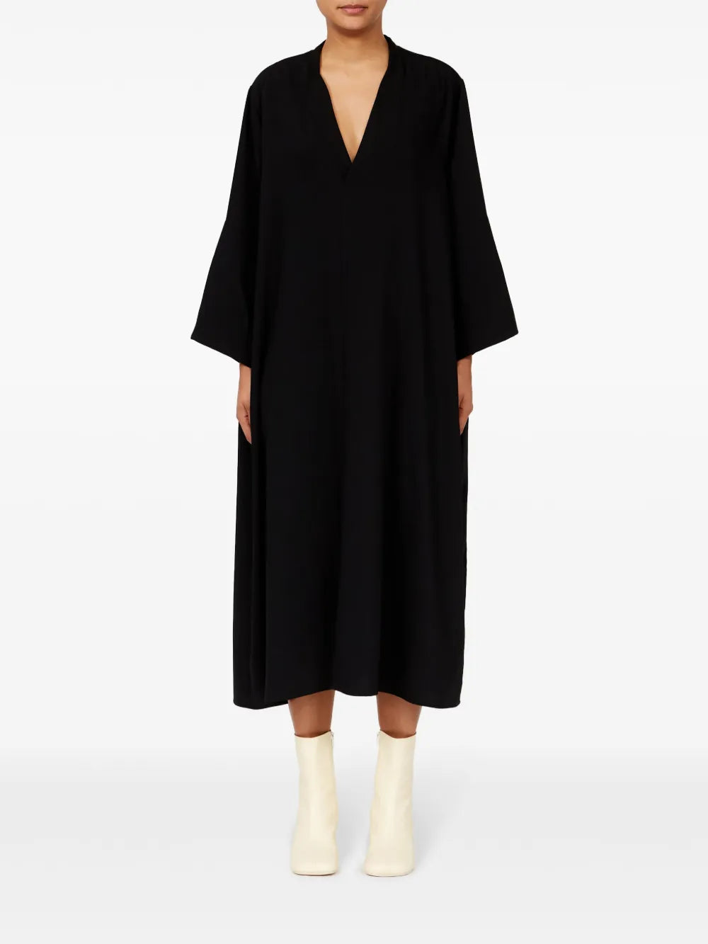 Oversize V-Neck Shift Dress