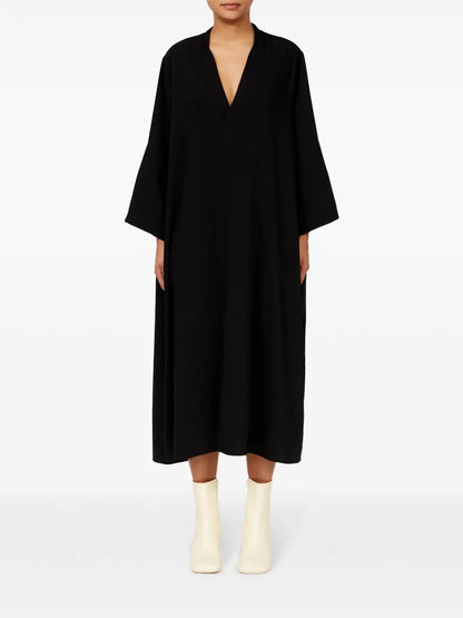 Oversize V-Neck Shift Dress