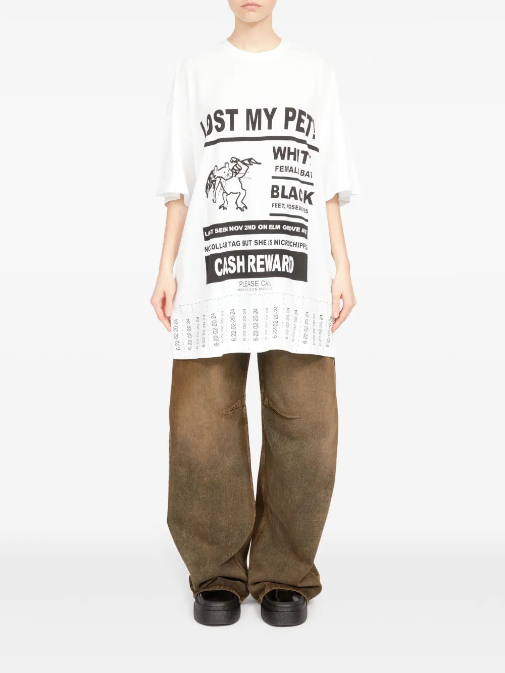 Graphic-Print Oversized T-Shirt