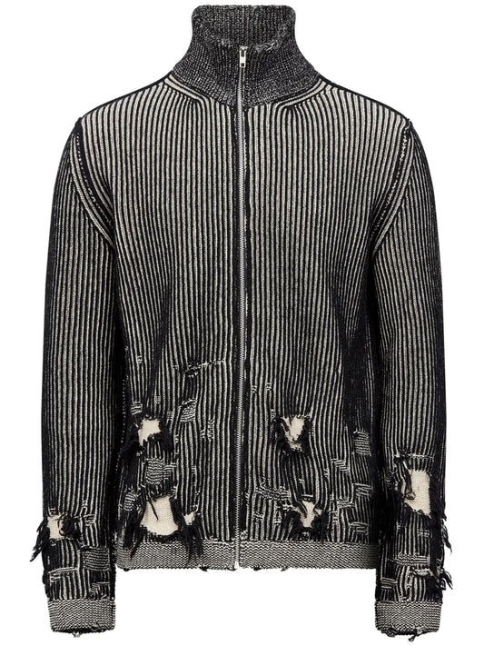 Ripped Detailing Jacket
