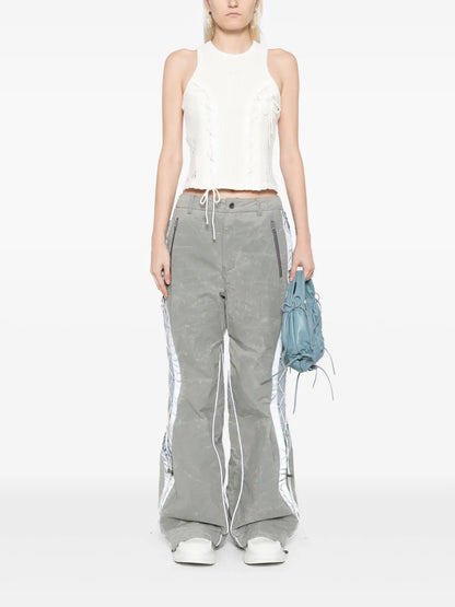 Lace-Up Sleeveless Top