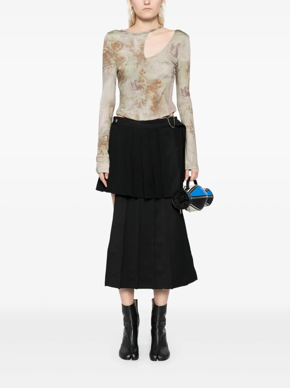 Double Pleated Skirt