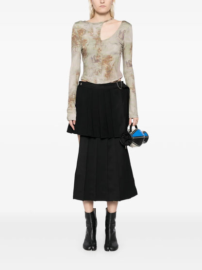 Double Pleated Skirt