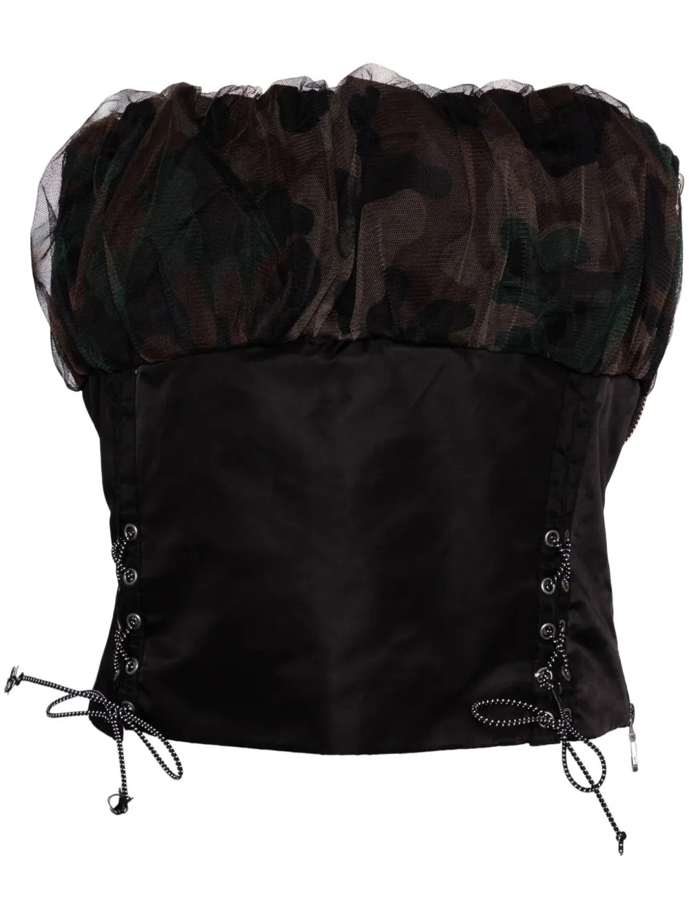 Isla Shirred Crop Bustier