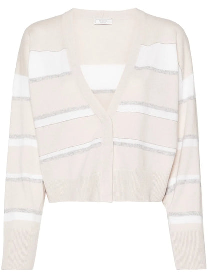 Bead-Embellished Cardigan