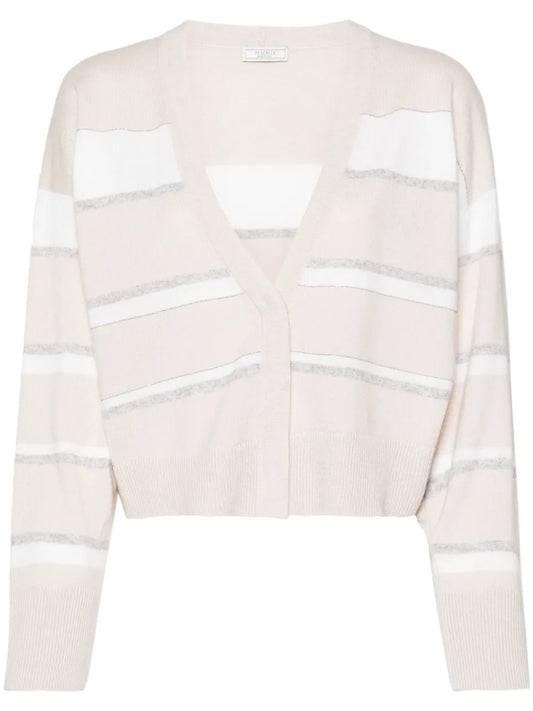 Bead-Embellished Cardigan