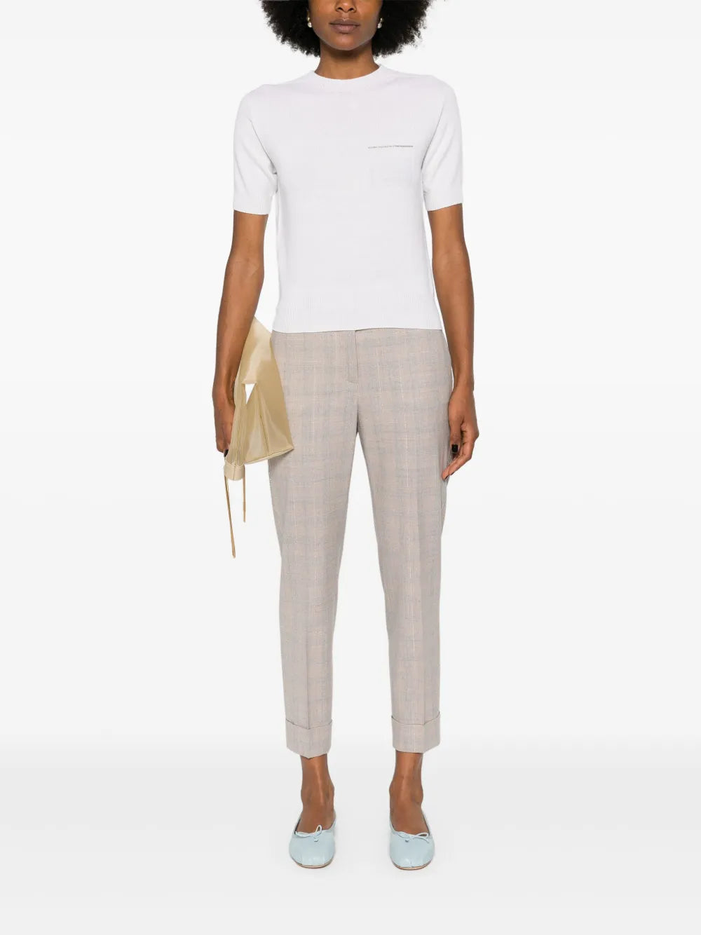 Bead-Embellished Trousers