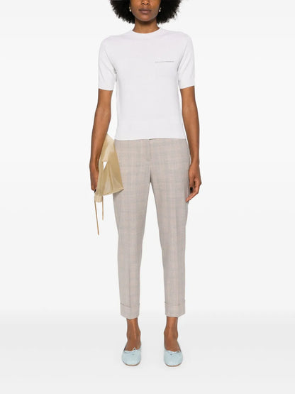 Bead-Embellished Trousers