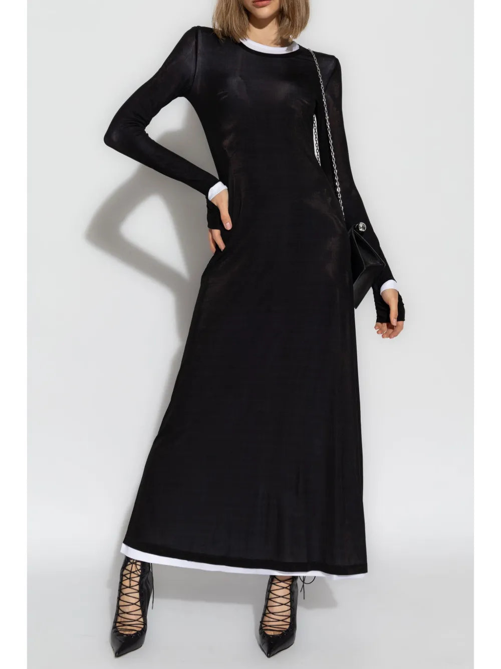 Double-Layer Maxi Dress