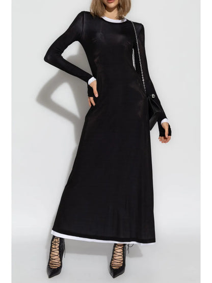 Double-Layer Maxi Dress