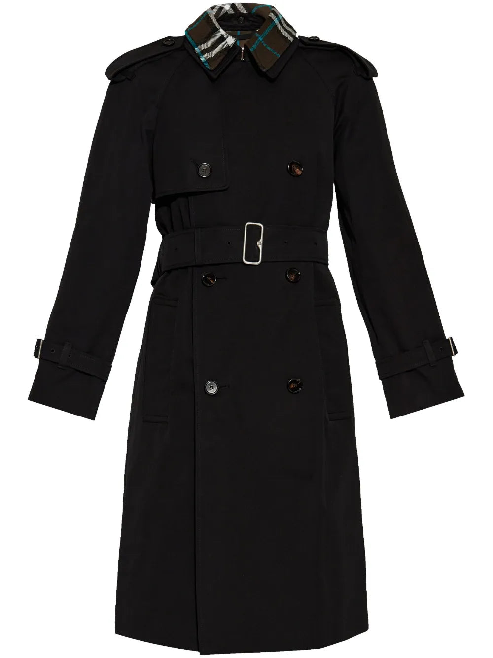 Detachable-Collar Trench Coat