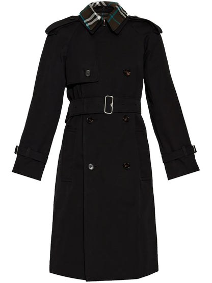 Detachable-Collar Trench Coat