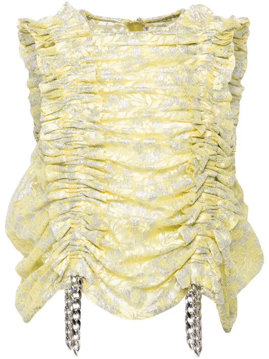 Floral Mesh Vest