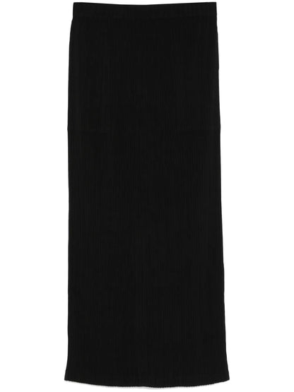 Hatching Bottoms Midi Skirt