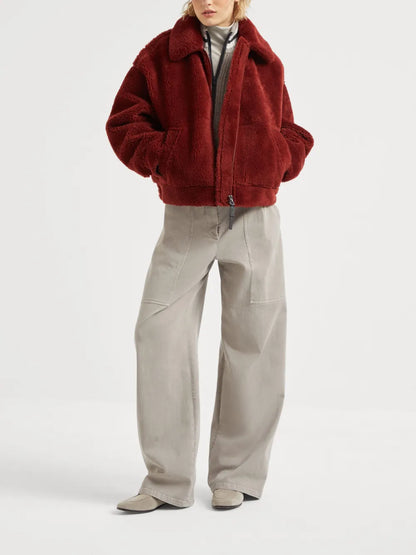 Mid-Rise Straight-Leg Jeans
