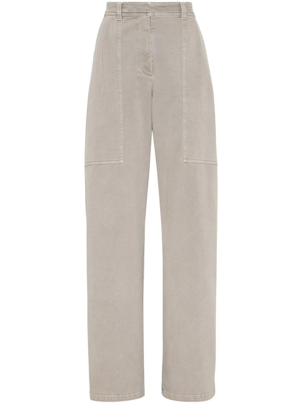 Mid-Rise Straight-Leg Jeans