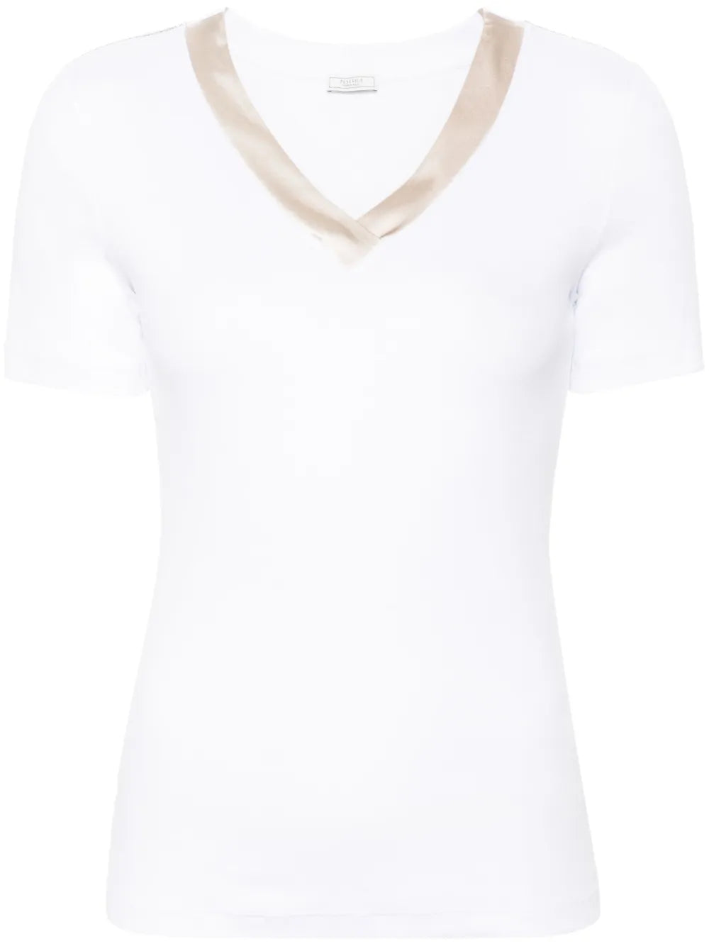 Ribbed-Knit Cotton T-Shirt