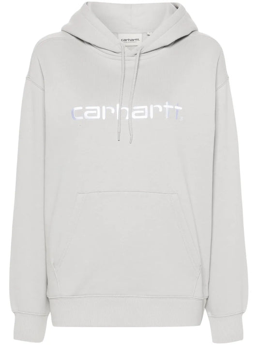 W' Hooded Logo-Embroidered Hoodie