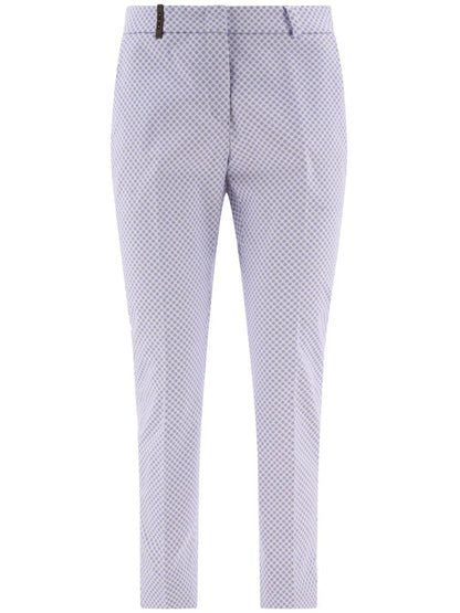 Cropped Cigarette Trousers