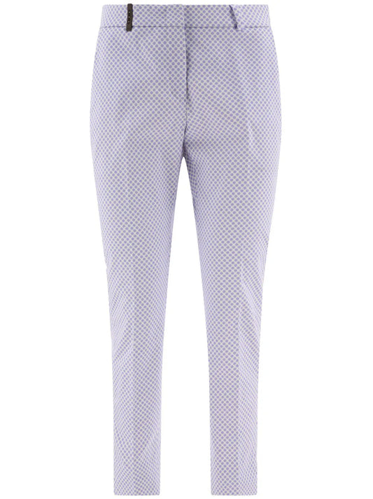 Cropped Cigarette Trousers