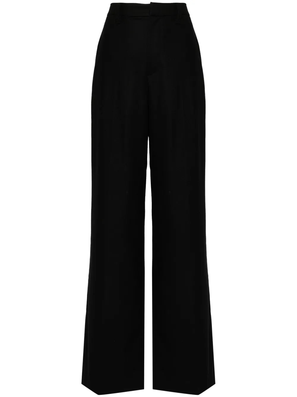 Monili-Detail Wide-Leg Trousers